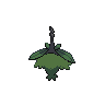 Wormadam Plant Cloak, Back, in Black 2 & White 2