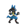 Lucario, Back, in Black 2 & White 2