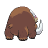 Mamoswine, Back, in Black & White
