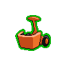 Rotom Mow, Back, in Black & White