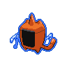 Rotom Wash, Back, in Black & White