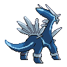 Dialga, Back, in Black & White