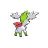 Shaymin Sky Forme, Back, in Black & White