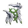 Arceus Bug, Back, in Black & White