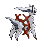 Arceus Fighting, Back, in Black 2 & White 2