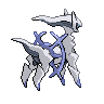 Arceus Flying, Back, in Black 2 & White 2