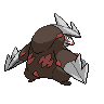 Excadrill, Back, in Black & White