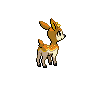 Deerling Autumn Form, Back, in Black & White