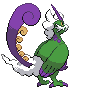 Tornadus Therian Forme, Back, in Black 2 & White 2
