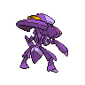 Genesect, Back, in Black & White