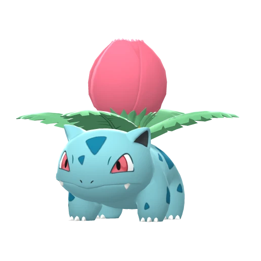 Ivysaur, Front, in Brilliant Diamond & Shining Pearl