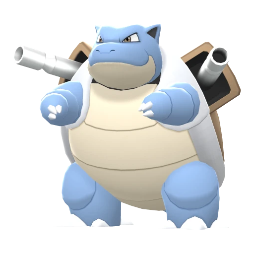 Blastoise, Front, in Brilliant Diamond & Shining Pearl