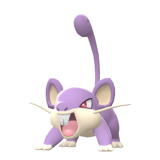 Rattata in Brilliant Diamond & Shining Pearl