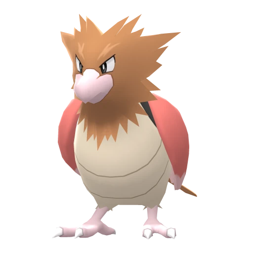 Spearow, Front, in Brilliant Diamond & Shining Pearl