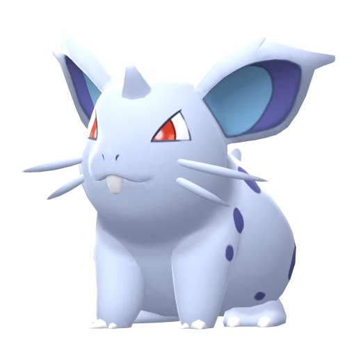 Nidoran♀, Front, in Brilliant Diamond & Shining Pearl