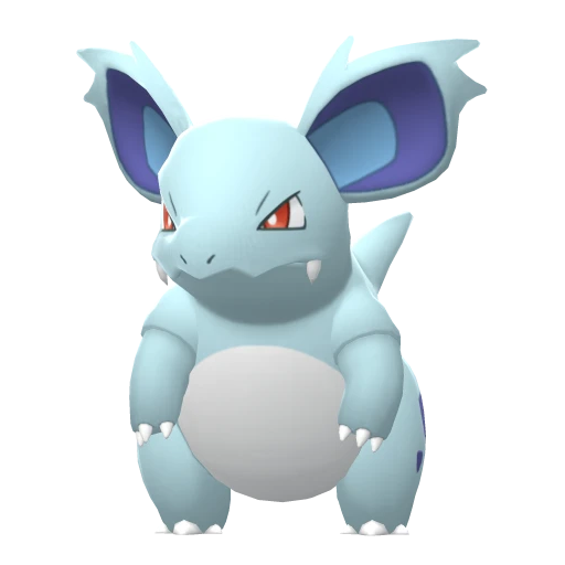 Nidorina, Front, in Brilliant Diamond & Shining Pearl