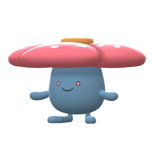 Vileplume, Front, in Brilliant Diamond & Shining Pearl