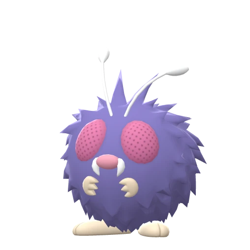 Venonat, Front, in Brilliant Diamond & Shining Pearl