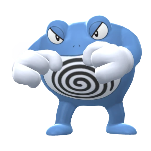 Poliwrath in Brilliant Diamond & Shining Pearl