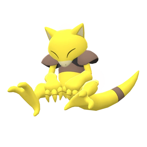 Abra, Front, in Brilliant Diamond & Shining Pearl