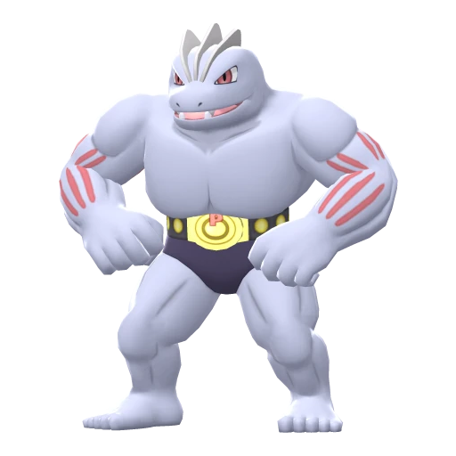 Machoke in Brilliant Diamond & Shining Pearl
