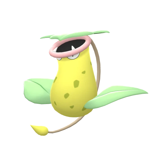 Victreebel, Front, in Brilliant Diamond & Shining Pearl