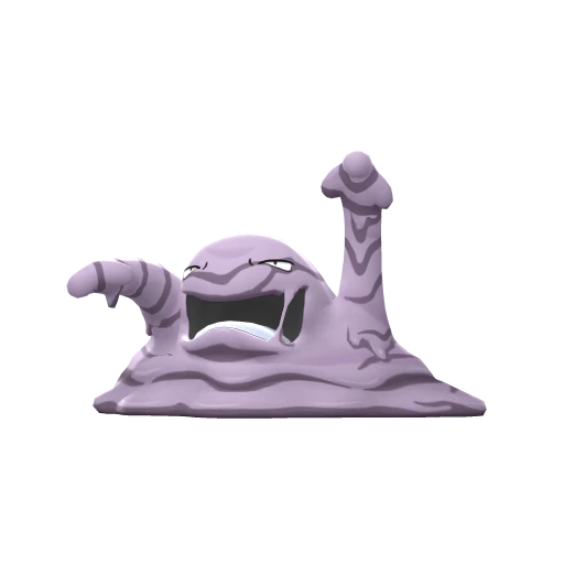 Muk, Front, in Brilliant Diamond & Shining Pearl