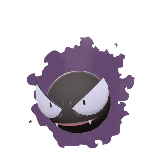 Gastly in Brilliant Diamond & Shining Pearl