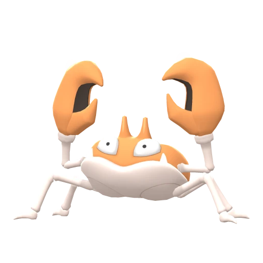 Krabby, Front, in Brilliant Diamond & Shining Pearl