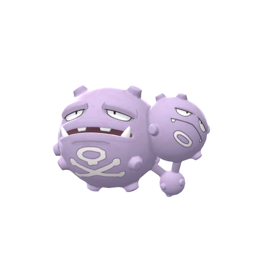 Weezing in Brilliant Diamond & Shining Pearl