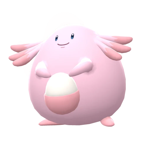 Chansey, Front, in Brilliant Diamond & Shining Pearl