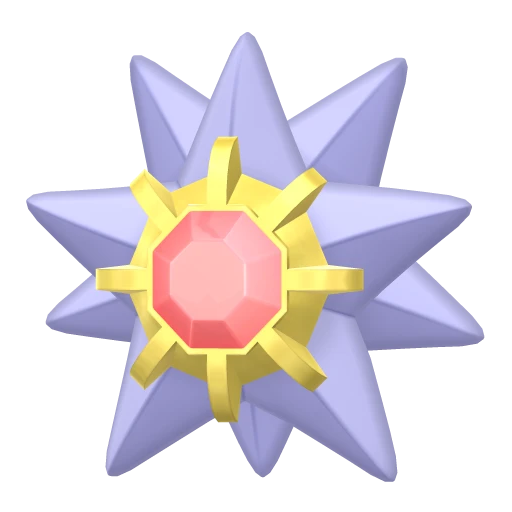 Starmie, Front, in Brilliant Diamond & Shining Pearl