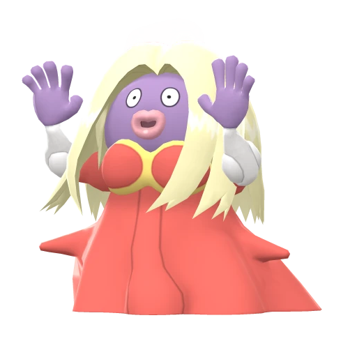Jynx, Front, in Brilliant Diamond & Shining Pearl