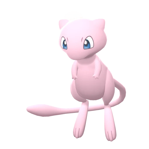 Mew, Front, in Brilliant Diamond & Shining Pearl