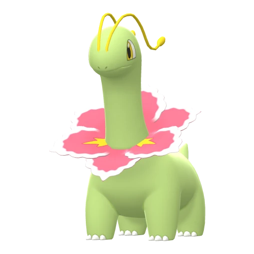 Meganium, Front, in Brilliant Diamond & Shining Pearl
