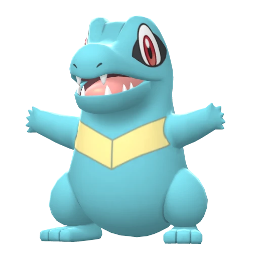 Totodile in Brilliant Diamond & Shining Pearl