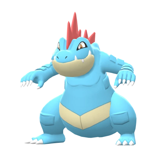Feraligatr in Brilliant Diamond & Shining Pearl