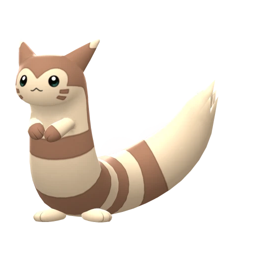 Furret in Brilliant Diamond & Shining Pearl