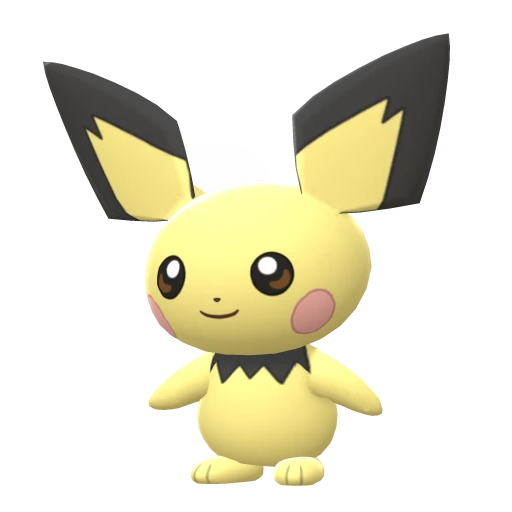 Pichu in Brilliant Diamond & Shining Pearl