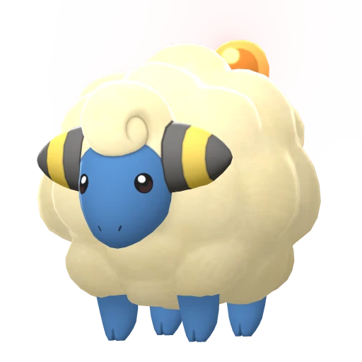 Mareep in Brilliant Diamond & Shining Pearl