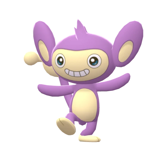 Aipom in Brilliant Diamond & Shining Pearl