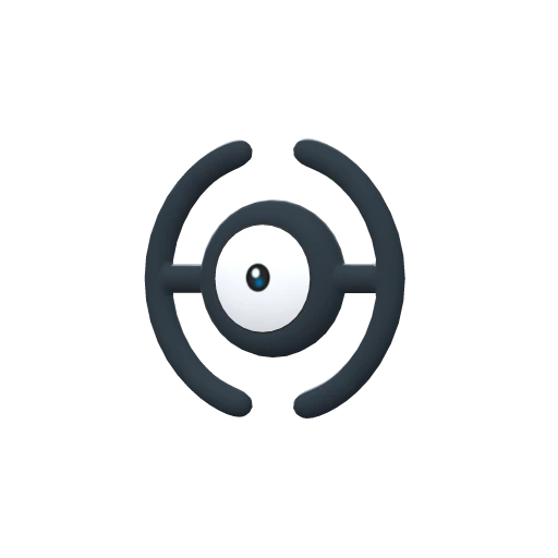 Unown H, Front, in Brilliant Diamond & Shining Pearl