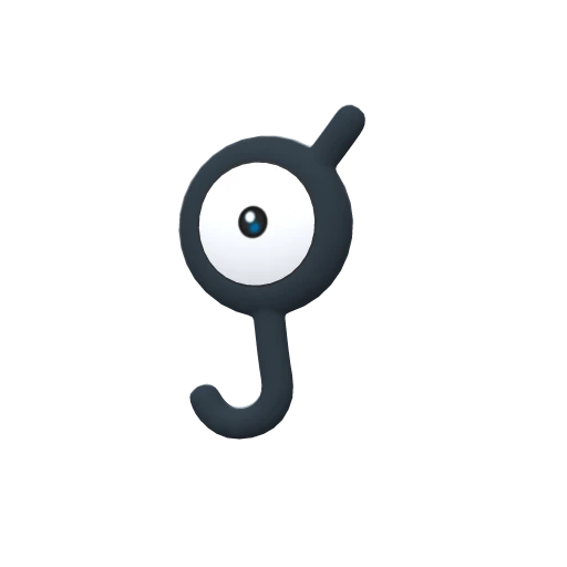 Unown J, Front, in Brilliant Diamond & Shining Pearl