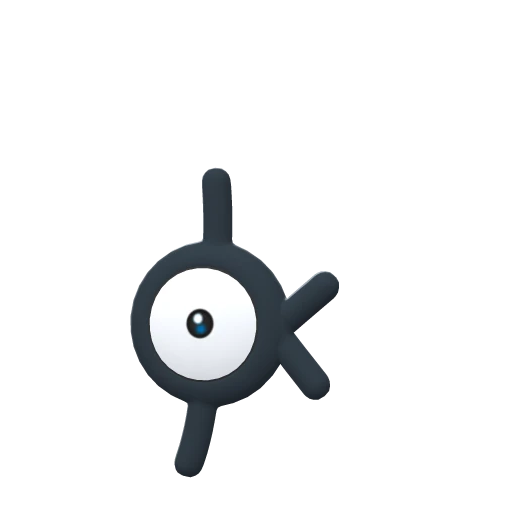 Unown K, Front, in Brilliant Diamond & Shining Pearl