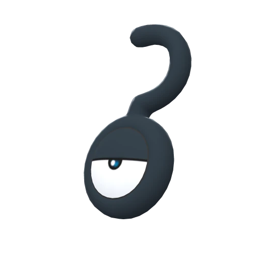Unown ?, Front, in Brilliant Diamond & Shining Pearl