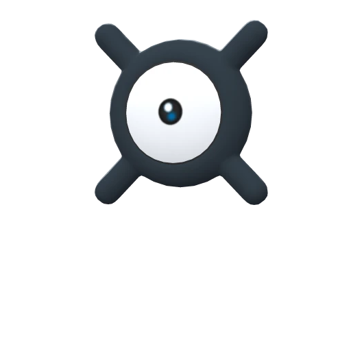 Unown X, Front, in Brilliant Diamond & Shining Pearl