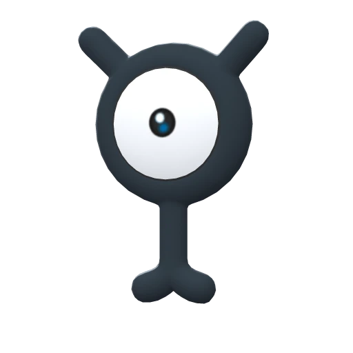Unown Y, Front, in Brilliant Diamond & Shining Pearl