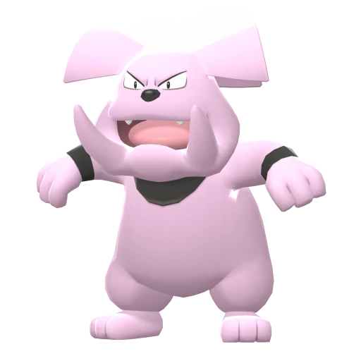 Granbull, Front, in Brilliant Diamond & Shining Pearl