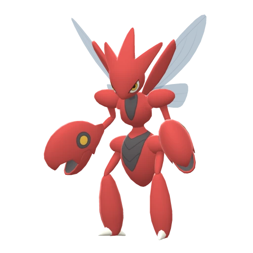 Scizor, Front, in Brilliant Diamond & Shining Pearl
