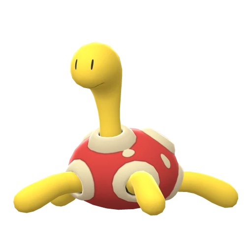Shuckle, Front, in Brilliant Diamond & Shining Pearl